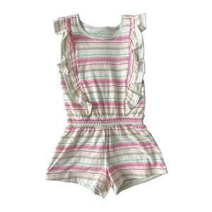 Gap Stripe Ruffle Romper 4